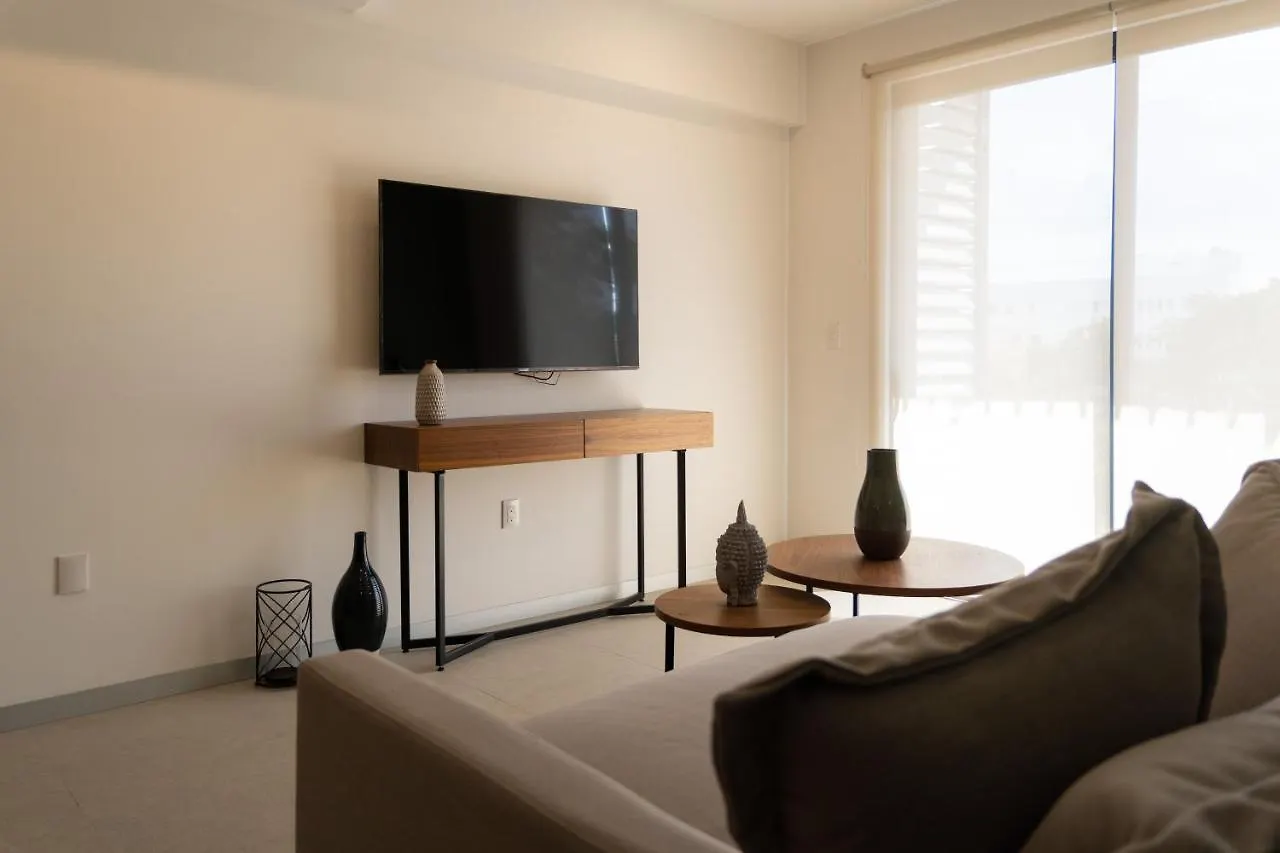 Fancy 3 Bedroom Apartments In Downtown Playa Rooftop Pool Gym Playa del Carmen